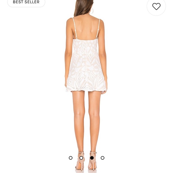 Revolve - mini white sequin dress - superdown - Picture 3 of 7